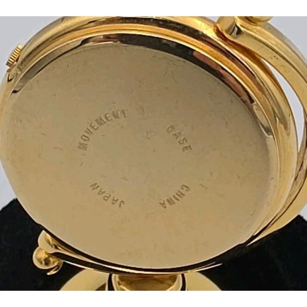Chass Small Solid Brass Desk Clock Japan Movement Globe Style 3